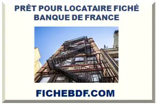 PRÊT POUR LOCATAIRE FICHÉ BDF 2026